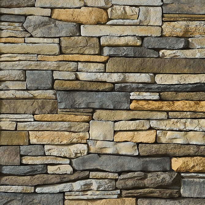 Boral ProStone Carolina Roughledge in Bayshore