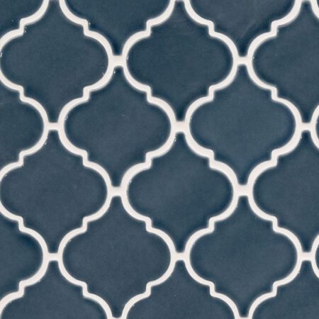 MSI Highland Park Bay Blue Arabesque Tile