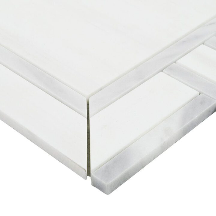 MSI Bianco Dolomite Alana Polished Mosaic - Image 12