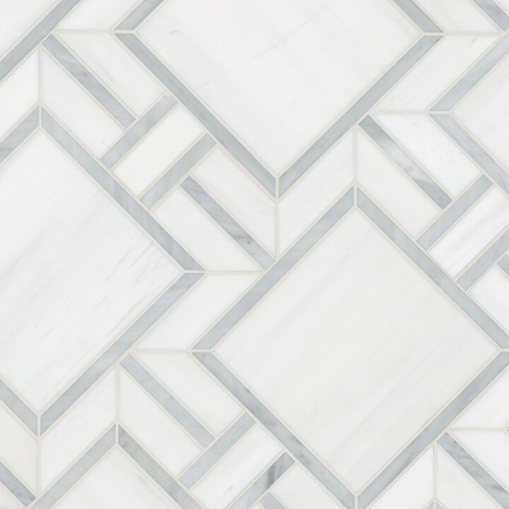 MSI Bianco Dolomite Alana Polished Mosaic - Image 11