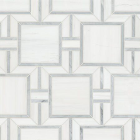 MSI Bianco Dolomite Alana Polished Mosaic