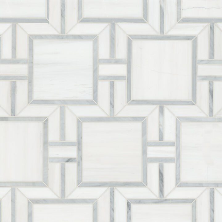 MSI Bianco Dolomite Alana Polished Mosaic