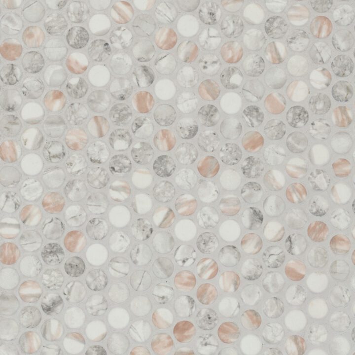 MSI Briar Rosa Penny Round Tile