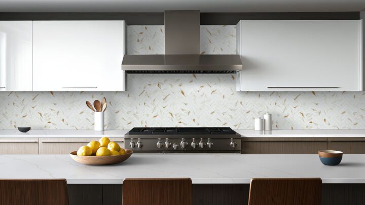 MSI Calacatta Gold Matte 1x3 Herringbone Tile - Image 7