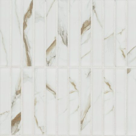MSI Calacatta Gold Matte 1x6 Stack Pattern Tile