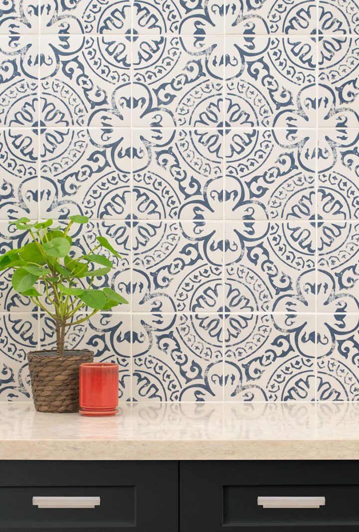 MSI Kenzzi Indigo Encaustic Tile - Image 2
