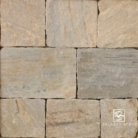 Delgado Stone Sterling Tan Square & Rectangle