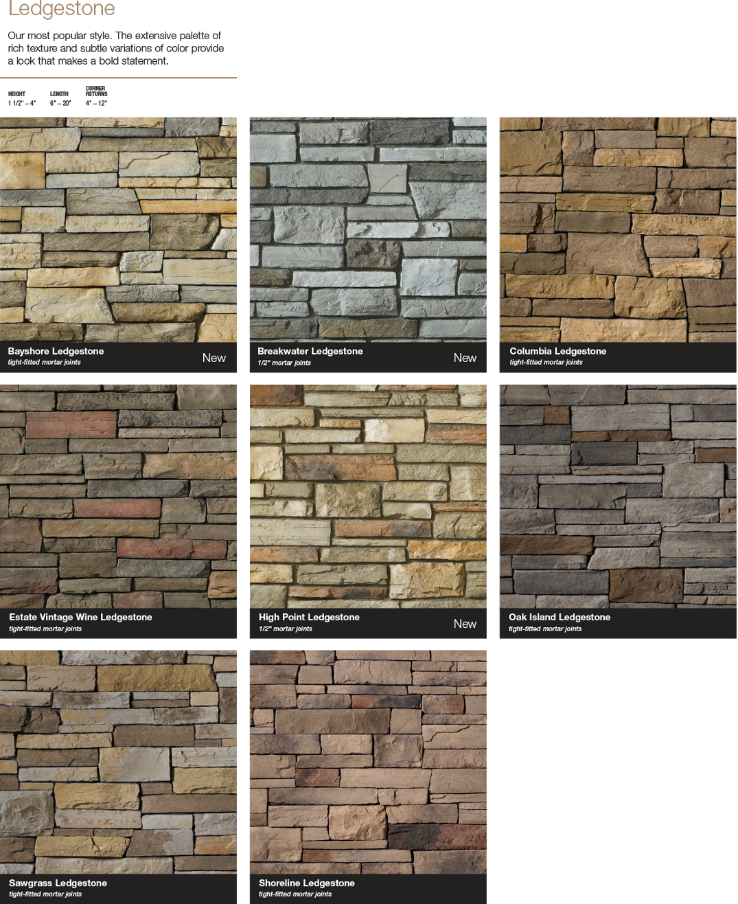 Boral ProStone Ledgestone Photo Gallery | Astro Masonry