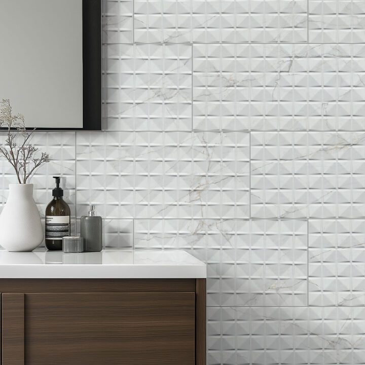 MSI Dymo Calacatta Chex White 12x24 - Image 2