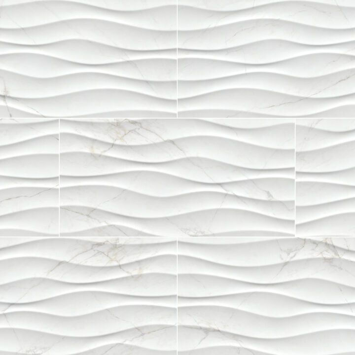 MSI Dymo Calacatta Wavy White 12x24