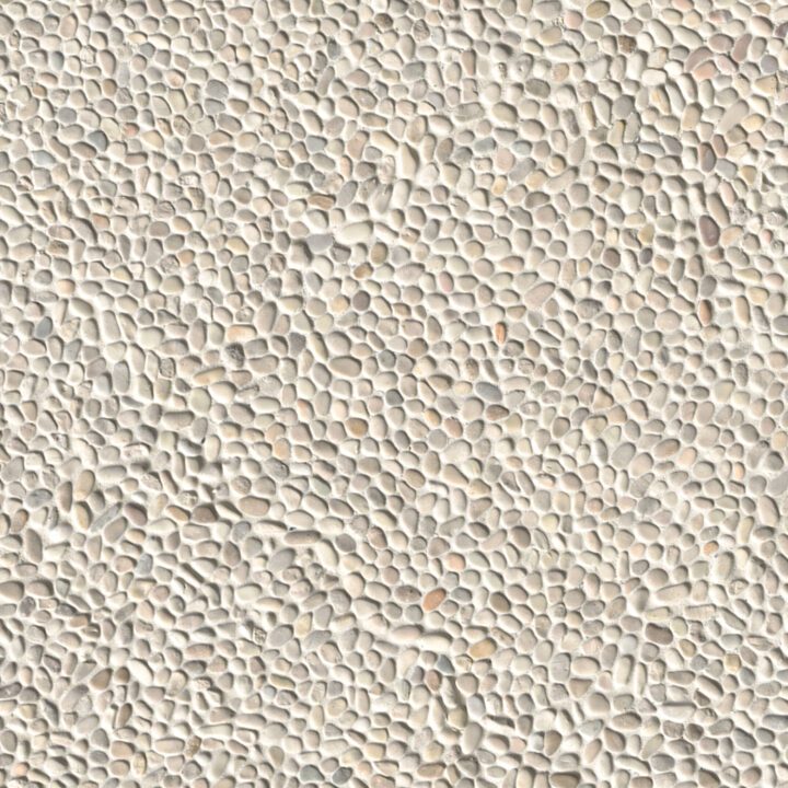 MSI Ivory White Mini Pebble Tile - Image 10