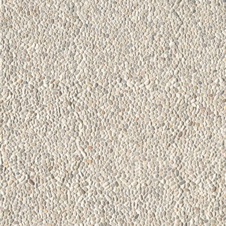 MSI Ivory White Mini Pebble Tile - Image 9