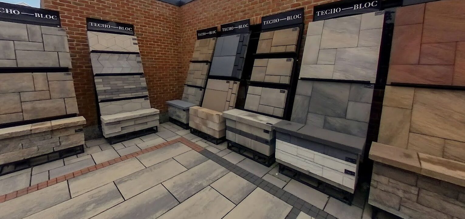Techo-Bloc patio pavers in multiple colors and textures