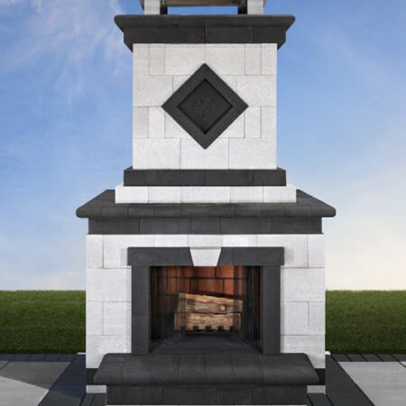 Cambridge Fully Assembled Non-Tumbled Olde English Wall Fireplace