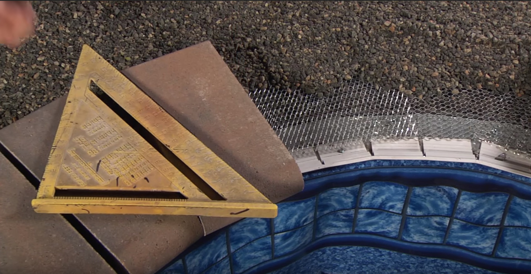 Install Bullnose Pavers Pool Coping, How To Install Pavers Around Pool