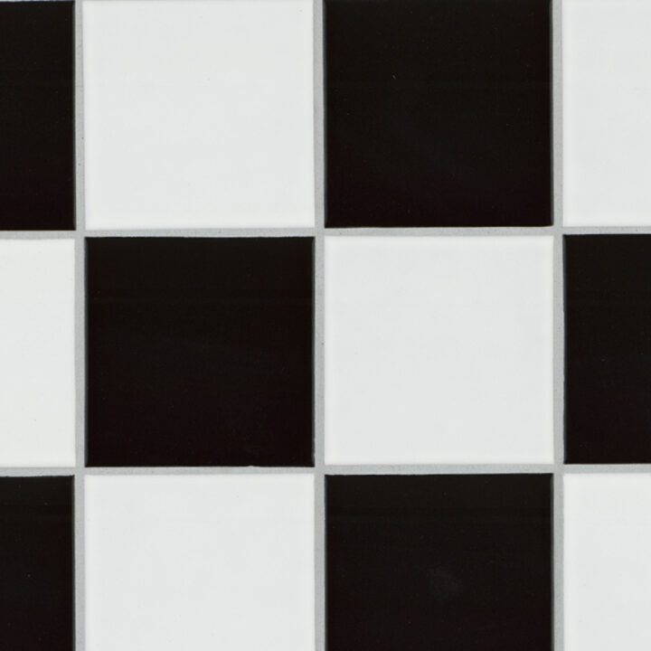 MSI White and Black 4" Checkered Matte - Image 10