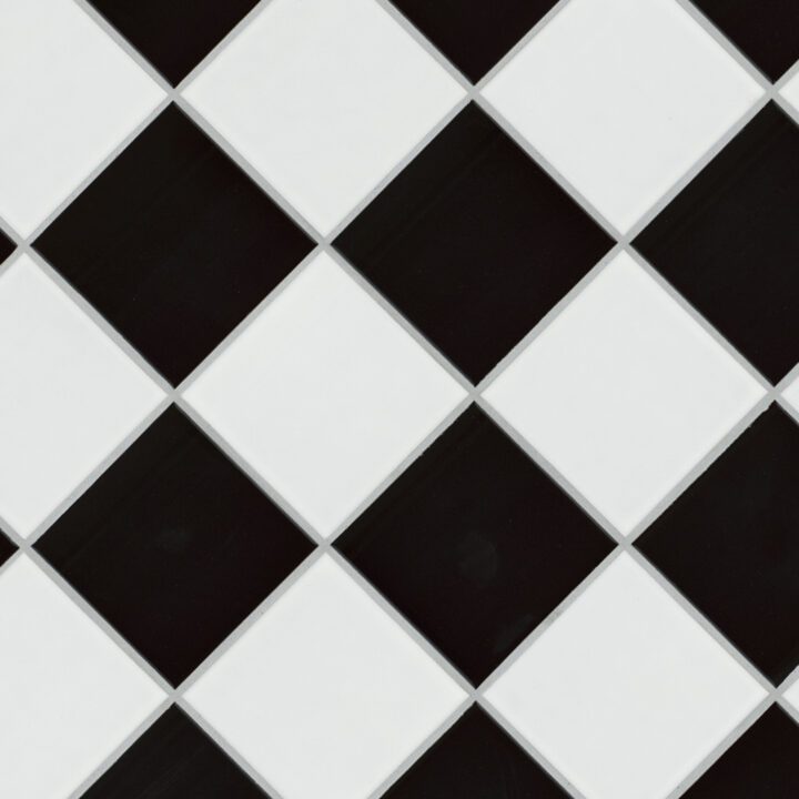 MSI White and Black 4" Checkered Matte - Image 11
